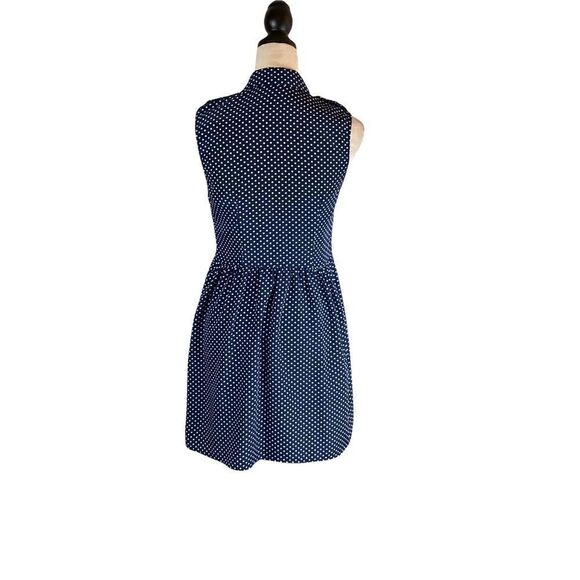Forever 21 navy and white polka dot dress, size s - Picture 2 of 4